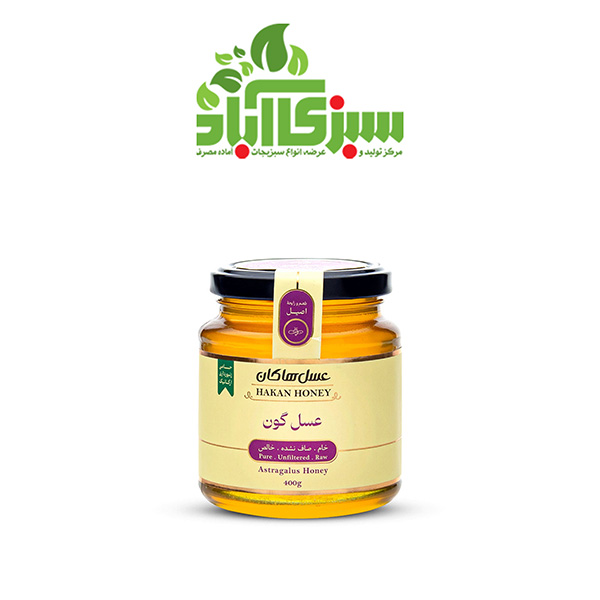 عسل گون 400 گرمي هاکان