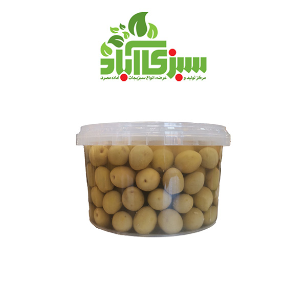زيتون سبز با هسته ويژه بزرگ