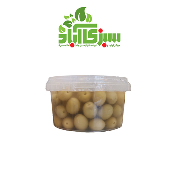 زيتون سبز با هسته ويژه متوسط