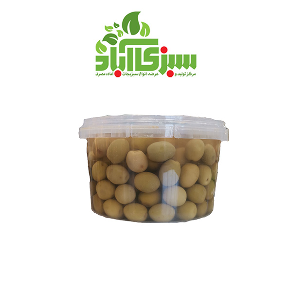 زیتون سبز با هسته ممتاز بزرگ