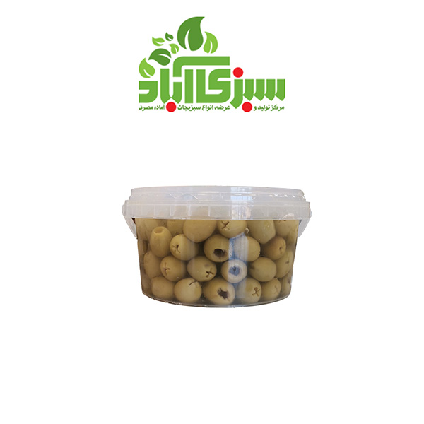 زيتون سبز با هسته ممتاز متوسط