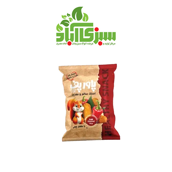 اسنک سویق پفی غلات و حبوبات با طعم چیلی پاورپف