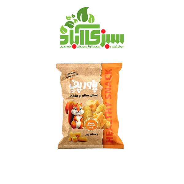 اسنک سویق پفی غلات و حبوبات با طعم پنیر پاورپف